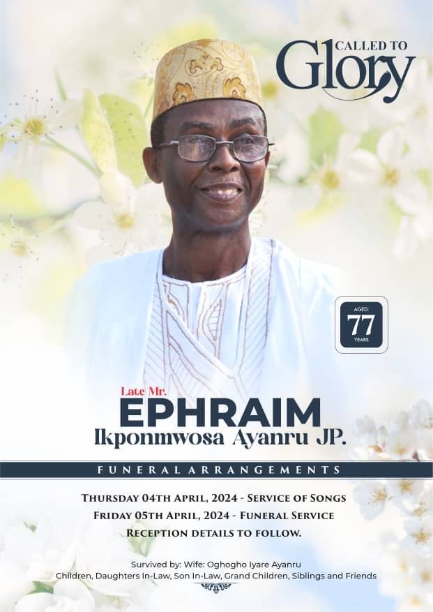 Profile photo of Ephraim Ikponmwosa Ayanru