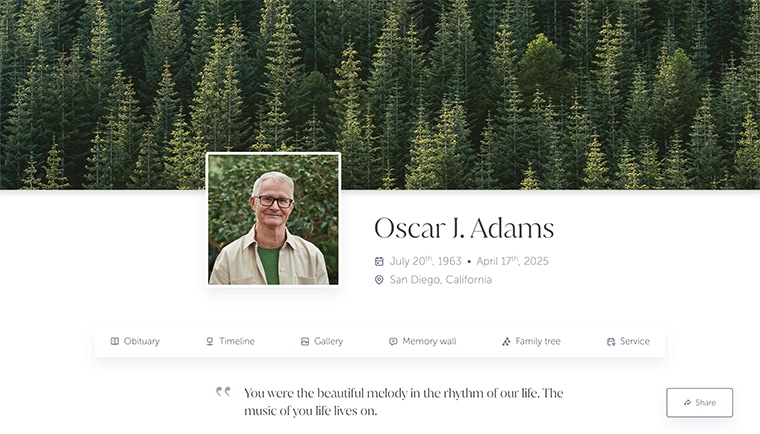 Flowing textures of forest tones, an elegant memorial in motion.